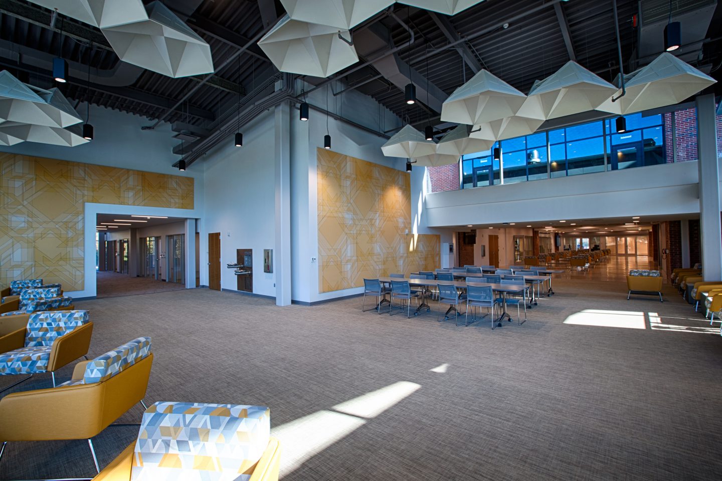 Seating space in the main lobby area of the UC - first floor