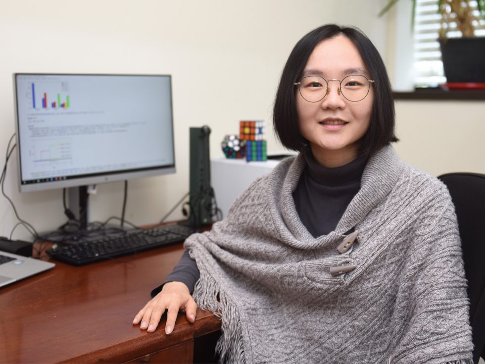Nara Yoon, PhD in her office at ӰƬ University.